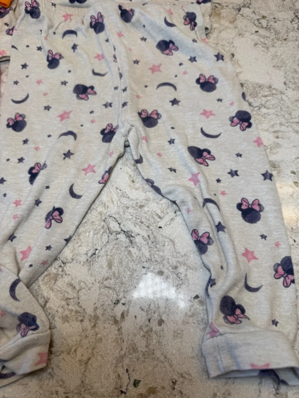 Pair of Disney Baby Mini Mouse Pajamas set 18m - top and bottoms